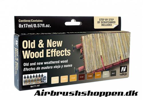71.187 Old and new wood effects 8x17ml Vallejo